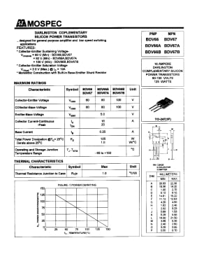 BDV67C TO-3P