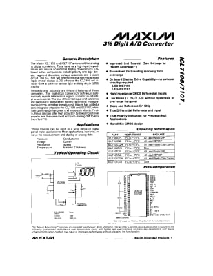 ICL7107CPLZ DIP-40