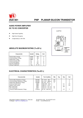 2SA1301 TO-264 Original