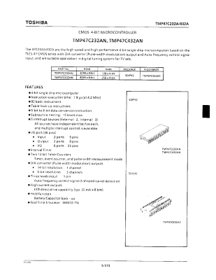 Ολοκληρωμένο κύκλωμα TMP47C232-4984