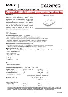 CXA2076Q   SMD
