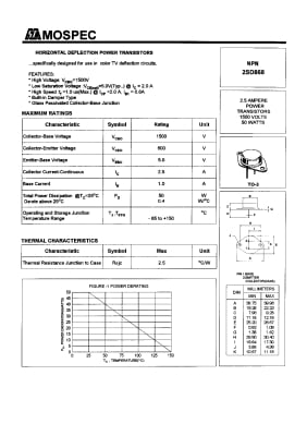 2SD868 TO-3