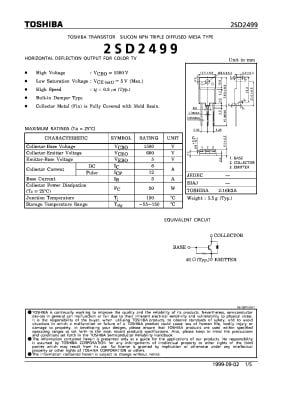 2SD2499 TO-3PF
