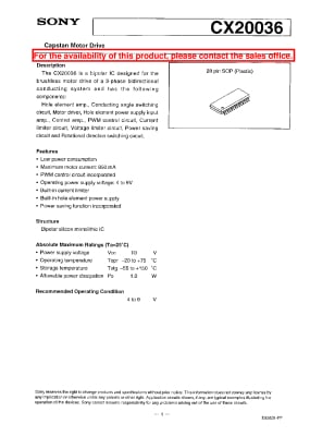 CX20036    smd
