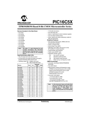 PIC16C55RC/P DIP-28