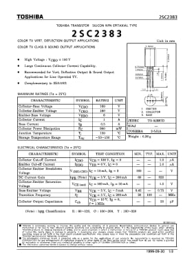2SC2383Y TO-92L