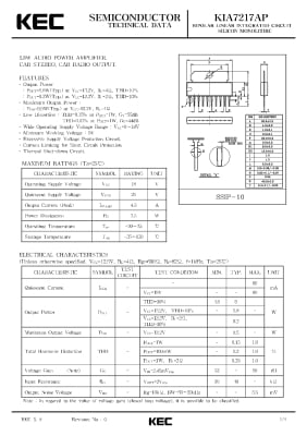 KIA7217AP SIL-10