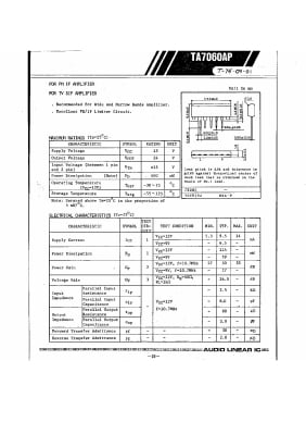 TA7060AP   SIP-07