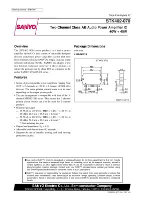 STK402-070E Πρωτότυπο