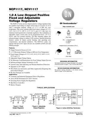 NCP1117DT33RKG  3.3V TO-252