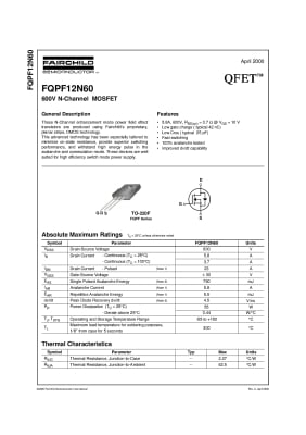 FQPF11N60C TO-220F
