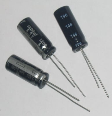 1200UF/6.3V 105\'C ΤΡΙΨΙΜΟ
