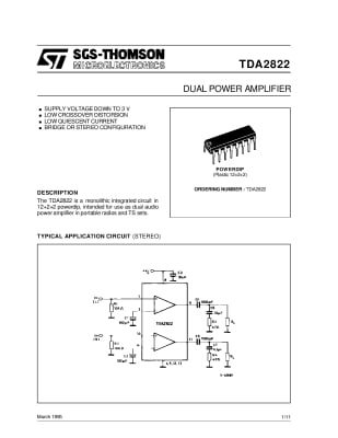 TDA2822 DIP-16