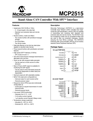 MCP2515 I-P DIP-18