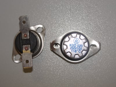 Θερμοστάτης 115\'C KSD301 10A