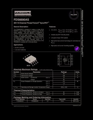 FDS6690AS SO-8
