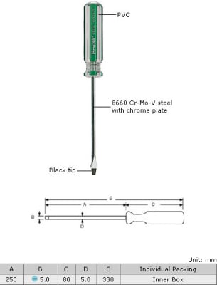 SCREW PK9112A-250x5.0