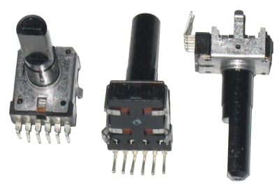 Potentiometer 2x50Kohm Long Arm 6pin