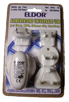 ΦΟΡΤΙΣΤΗΣ USB ΓΕΝΙΚΗΣ ΧΡΗΣΗΣ 4 βάσεων EI011003