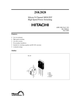 2SK2828 TO-3P