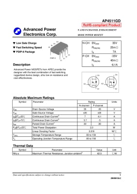AP4511GD DIP-8