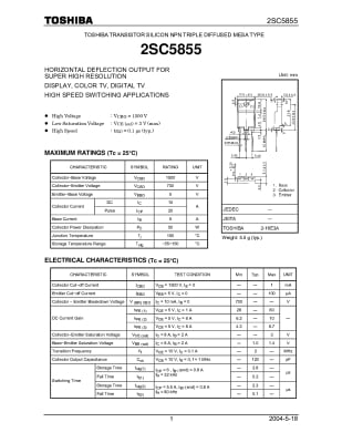 2SC5855A TO-3PF