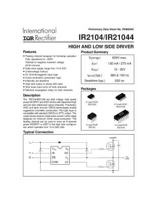 IR2104  DIP-8