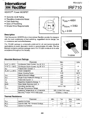 IRF710 TO-220