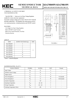 KIA278R12  TO-220F-4
