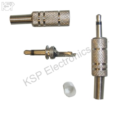 AVD-2017N 3.5mm mono jack silver