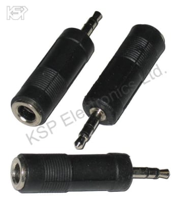 AC-046 6.3mm mono Socket-3.5mm str jack