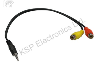 ΚΑΛΩΔΙΟ 2RCA ΘΗΛΥΚΟ/3.5 JACK STR