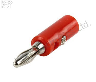 Banana plug RED-BLACK BLUE F-314