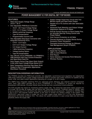 TPS65230A2DCAR HTSSOP-48