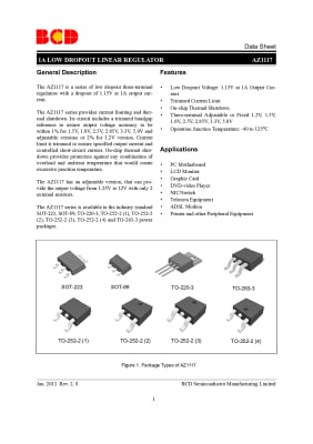 AZ1117H 2.5V SOT-223