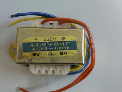 ΜΕΤΑΣΧΗΜΑΤΙΣΤΗ 2x6V 800Ma