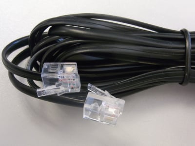 Tel.cable RJ11 6P4C-RJ11 6P4C, 2.0m
