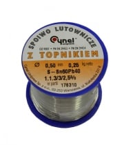 Σύρμα συγκόλλησης 500g 0,5mm SN60/PB40 ροή SW32