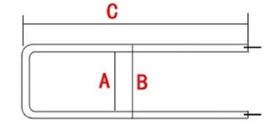 Λάμπα οπίσθιου φωτισμού CCFL σε σχήμα U 32" 718 mm x 4,0 mm