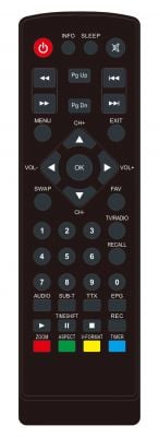 Τηλεχειριστήριο DVB-T SRT8113 DVB-T PST6060