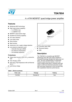 TDA7854 SQL-25