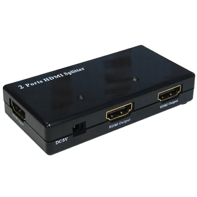 Διαχωριστής HDMI 2 θύρες 1 συσκευή σε 2 ενισχυτές τηλεόρασης