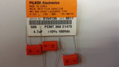 4.7UF/100V +10% MKT