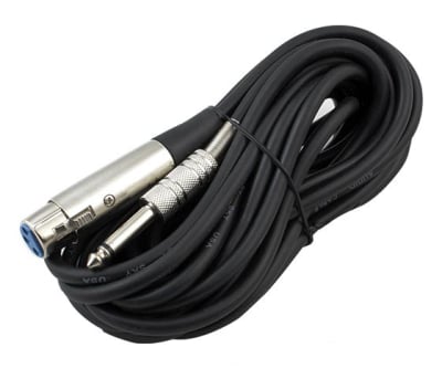 ΚΑΛΩΔΙΟ CANON Θηλυκό βύσμα jack 6.3mm Mono 5m 2899