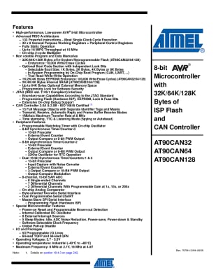 AT90CAN128-16AU TQFP-64