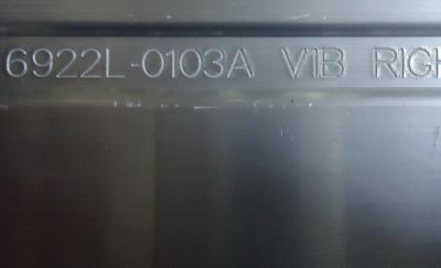 Λωρίδα οπίσθιου φωτισμού 6922L-0103A V1B ΔΕΞΙΑ