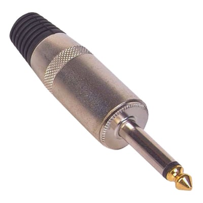 6.3 mm Canon Tip Gold Nikel Mono Gitar Jack