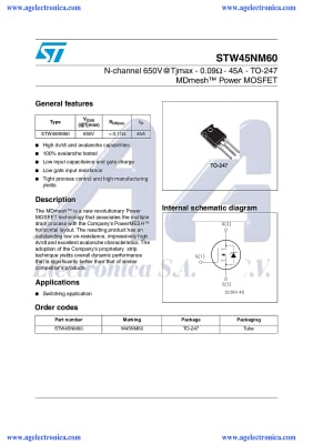 STW45NM60M TO-247