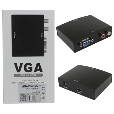 Μετατροπέας βίντεο ήχου VGA σε HDMI HD 1080P HDTV
