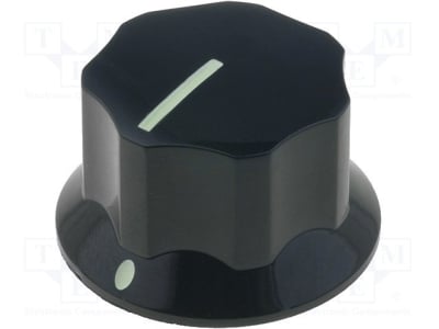 Potentiometer knob 27x15.5 Ф6 mm